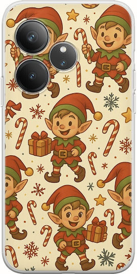 Festive Friends Elf Realme GT 6 5G Flexible TPU Transparent Silicone