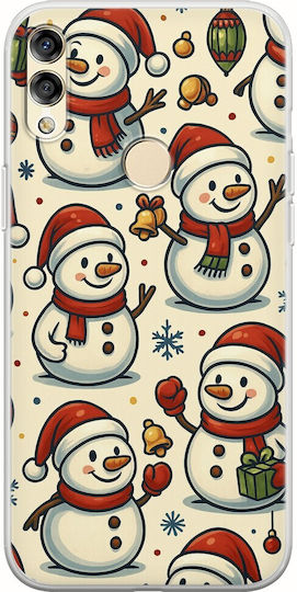 Festive Friends Om De Zăpadă Huawei Honor 8X TPU Flexibil Silicon Transparent