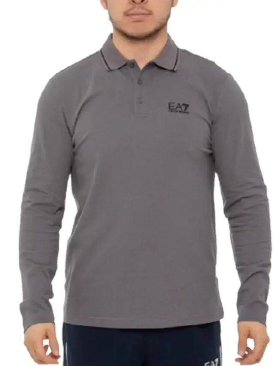 Emporio Armani Polo Herrenbluse Kurzarm Asphalt