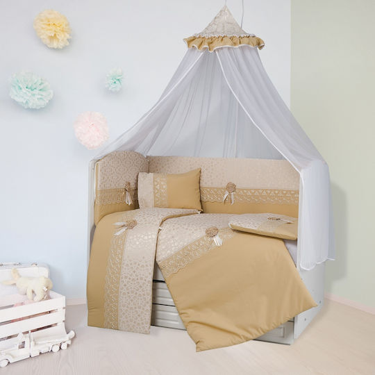 Set Für Krippe Beige 9Stück