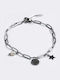 Cuoro Women's Bracelet Lucky Charm with Pearls
