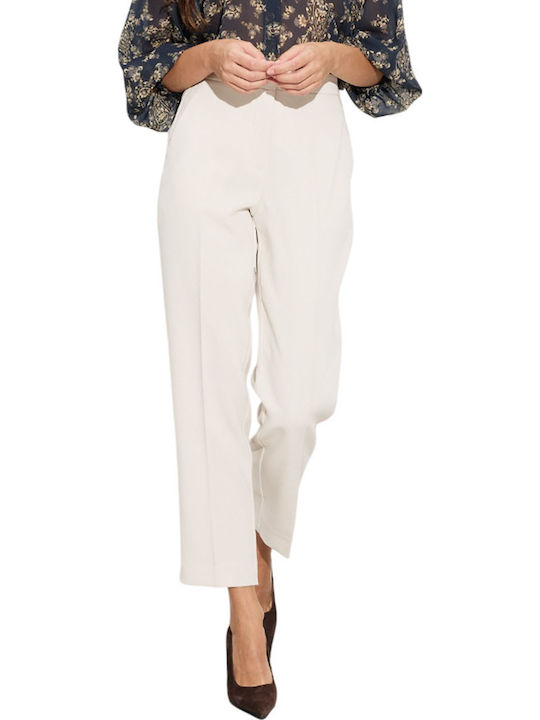 Passager Women's Fabric Trousers Beige