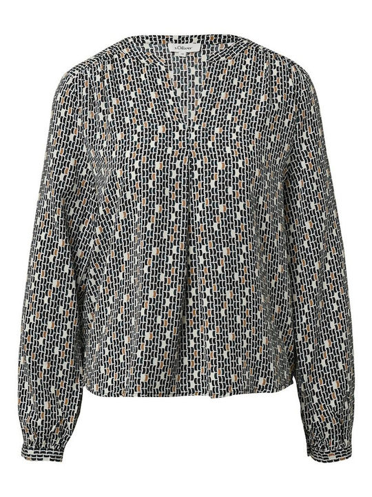 s.Oliver Label Women's Long Sleeve Shirt Multi