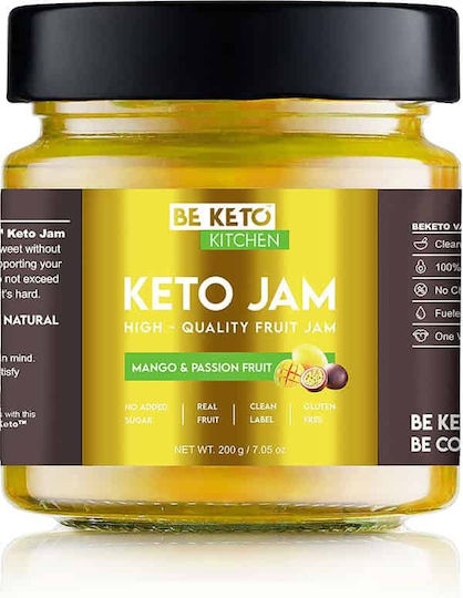 BeKeto Gem de Mango / Fructul pasiunii Fără adaos de zahăr 200gr