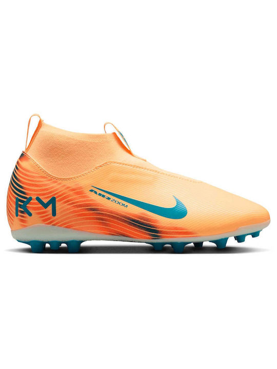 Mercurial Superfly 10 Academy Kylian Mbappé FG/MG Kids Soccer Cleats With Molded Orange