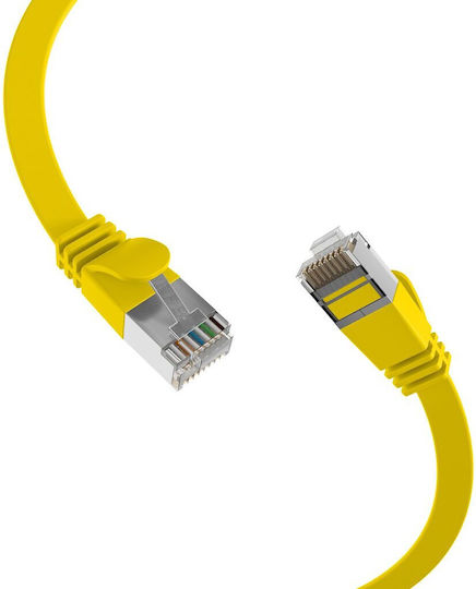 EFB Flat U/FTP (STP) Cat.6a (Gigabit) Network Cable Ethernet 3m Yellow