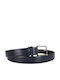 Men's Belt Leather Blue