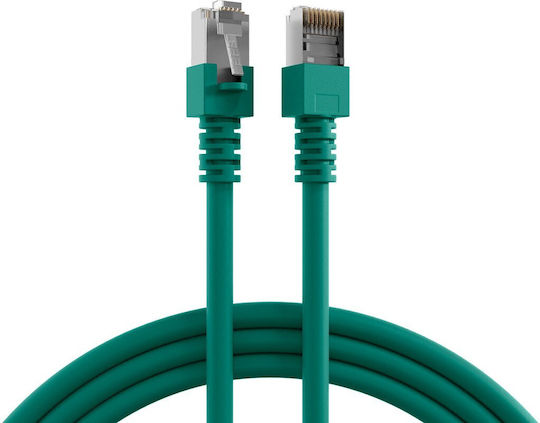 EFB S/FTP Cat.5e (Gigabit) Καλώδιο Δικτύου Ethernet 3m Πράσινο