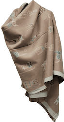 Romvous Women's Scarf Beige