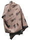 Romvous Women's Scarf Pink
