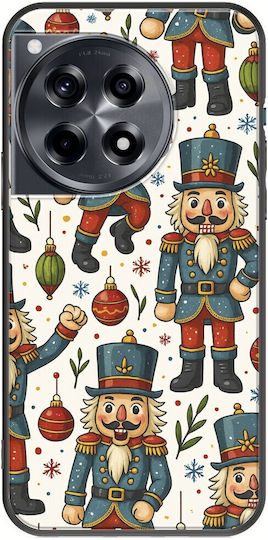 Festive Friends Nutcracker OnePlus 12R 5G Black TPU Black Silicone