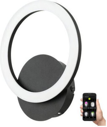 Lightplanet Leuchte Wand mit Integrierter LED Schwarz