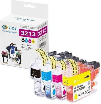 G&G Compatible Inkjet Printer Ink Brother LC-3213VAL Multiple (Color) 1pcs