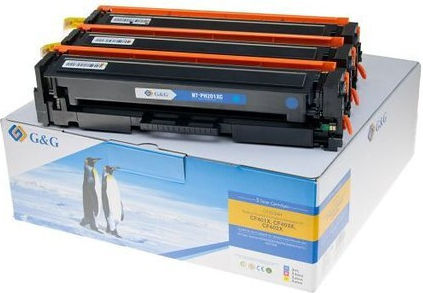 G&G Kompatibel Toner für Laserdrucker HP 201X/CF253XM Mehrfarbig Hohe Rendite