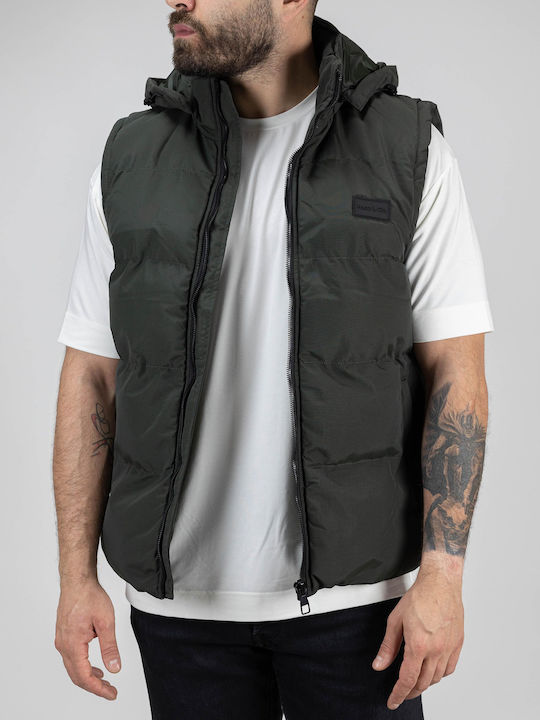 Paco & Co Sleeveless Jacket Puffer Khaki 2598222