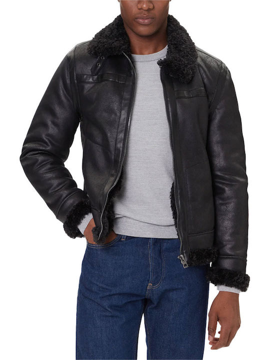 Guess Μπουφάν Jet Black