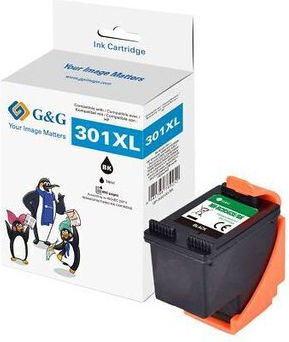 G&G Συμβατό Μελάνι Εκτυπωτή InkJet HP 301XL / CC563EE Κυανό 1τμχ