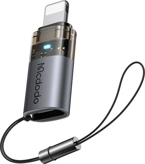 Mcdodo Μετατροπέας USB-C female σε Lightning male Μπλε 1τμχ OT-7630