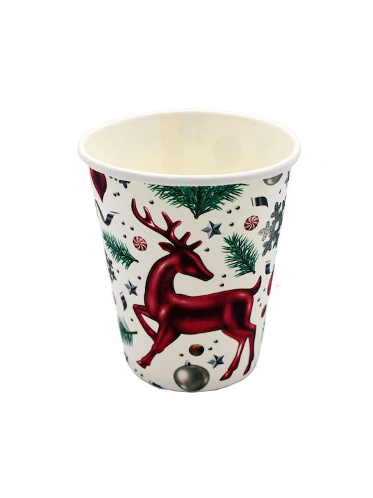 Set Weihnachtliche Gläser L9xB7.5cm. 10Stück