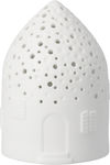 Raeder Christmas White Battery Lantern 8x5.57cm
