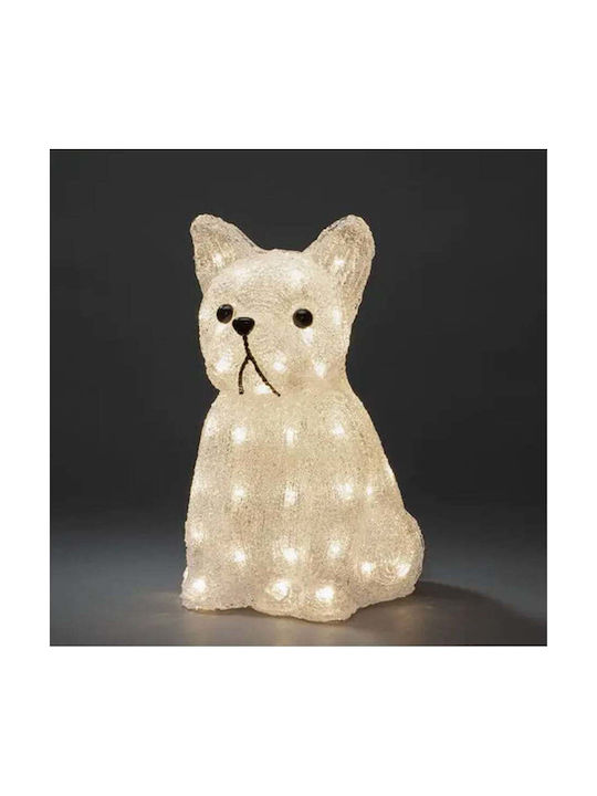 Figurină De Crăciun Iluminată Konstsmide Câine 48 Leduri 33cm 6258-103