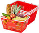Vevor Shopping Basket Red