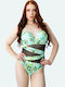 Ολόσωμο Μαγιό Floral Havana Green