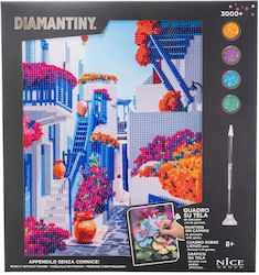Nice Diamantiny Quadro Ii Diy Μωσαϊκό Τέχνης “blue Balconies” 3d Διαμαντάκια 96568 8+ Ετών