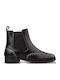 Leather Women's Chelsea Boots Black