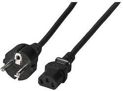 EFB Schuko - IEC C13 Cablu 2m Negru (EK508SW.2)