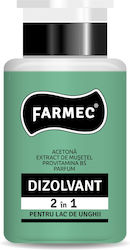 2 In 1 Nail Polish Remover 150 Ml Farmec