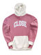 Суитшърт с Качулка Pink, White