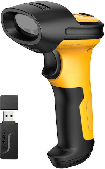 Inateck Scanner portabil Wireless cu capacitate de citire a codurilor de bare 1D