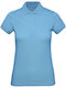B&C Organic Γυναικείο Διαφημιστικό T-shirt Κοντομάνικο Very Turquoise