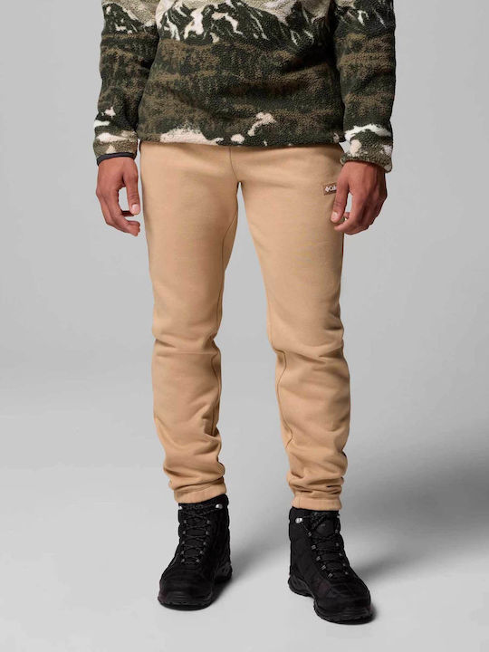 Columbia Creek Sweatpants with Elastic Beige