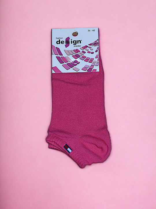 Design Γυναικείες Κάλτσες Φούξια