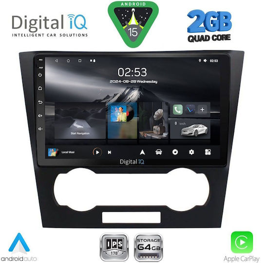Digital IQ Ηχοσύστημα Αυτοκινήτου για Chevrolet Epica 2006-2011 (Bluetooth/USB/WiFi/GPS/Apple-Carplay/Android-Auto) με Οθόνη Αφής 9"