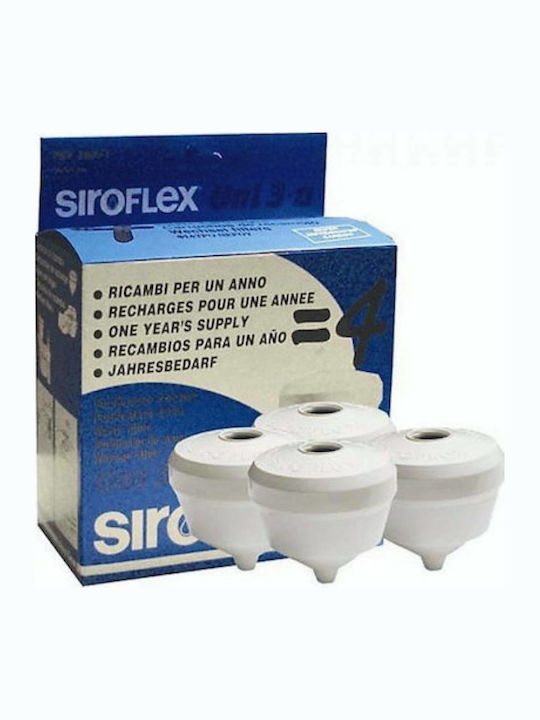 Siroflex Ersatz-Wasserfilter für Wasserhahn aus Aktivkohle 4Stück