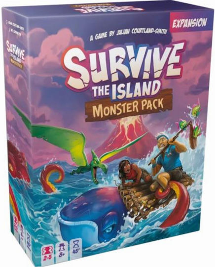 Extensie de Joc Survive The Island: Monster Pack pentru 2-5 Jucători 8+ Ani (EN) Zygomatic
