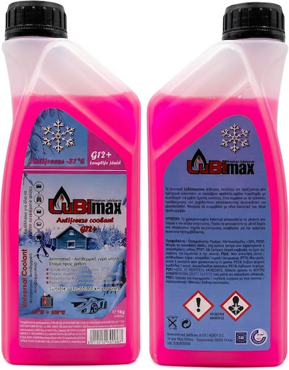 Lubimax Ready for Use Engine Coolant for Car G12+ Pink 0.95lt