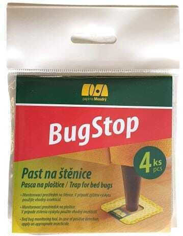 Protecta Bugstop Capcana pentru Păduchi de pat cu suprafață adezivă 4buc