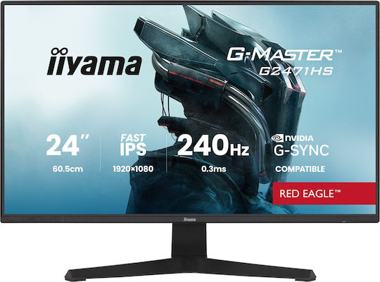 Iiyama G-Master Red Eagle IPS HDR Monitor 23.8" FHD 1920x1080 240Hz