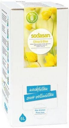 Sodasan 5L Citrus Olive Bio Shower Gel Liquid Soap