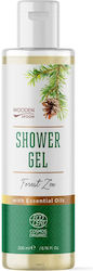 Shower Gel Basil Pine Forest Zen Organic 200ml Wooden Spoon Shower Gel Basil Pine Forest Zen Organic 200ml Wooden Spoon
