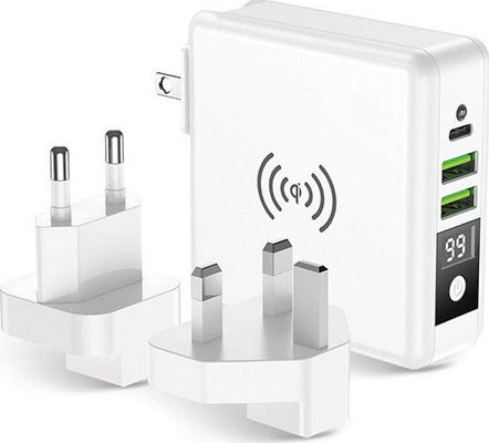 Forcell F-Energy 4in1 Power Bank 8000mAh 15W mit 2 USB-A Anschlüssen und USB-C Anschluss