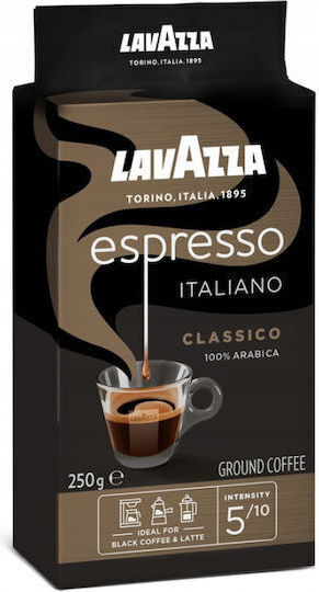 Lavazza Espresso Kaffee Arabica Gemahlen 250gr
