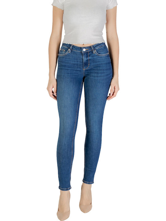 Women's Jean Trousers Flared in Skinny Fit Blue