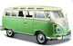 Maisto Volkswagen Van Samba Green Cream Sp Ed 1:25