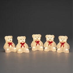 Set Figurine De Crăciun Iluminate Konstsmide Urși Polari 40 Leduri 12cm 5 Bucăți 6231-103 Set Figurine De Crăciun Iluminate Konstsmide Urși Polari 40 Leduri 12cm 5 Bucăți 6231-103