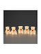 Set Figurine De Crăciun Iluminate Konstsmide Urși Polari 40 Leduri 12cm 5 Bucăți 6231-103